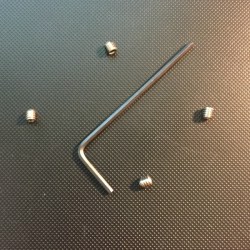 4 Set Screws & Allan Wrench